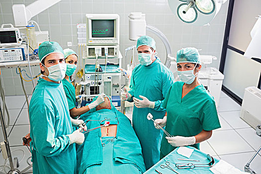 外科,工作,病人,手术室,医院