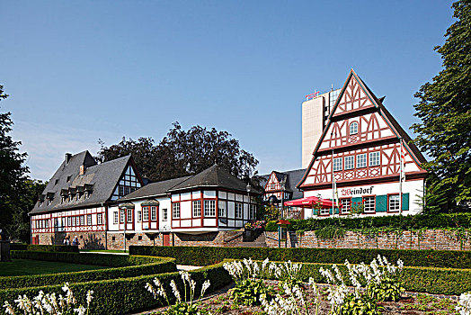 历史,半木结构房屋,科布伦茨,莱茵兰普法尔茨州,德国