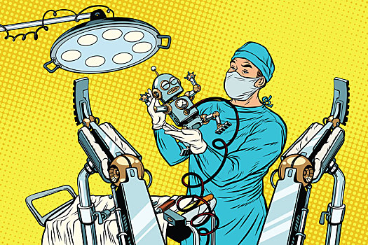 出生,诞生,机器人,产科医生,手术室