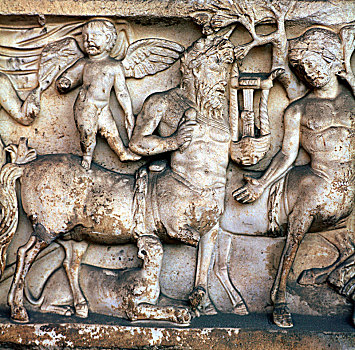 罗马人,队列,二世纪,艺术家,未知