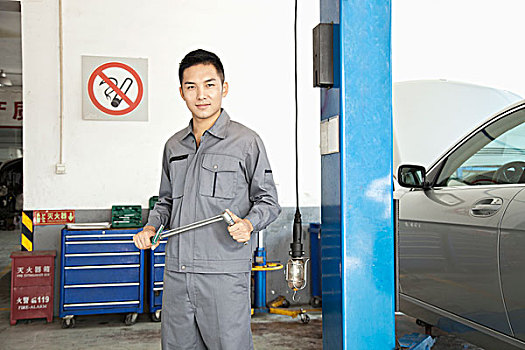 頭像,車庫,技工