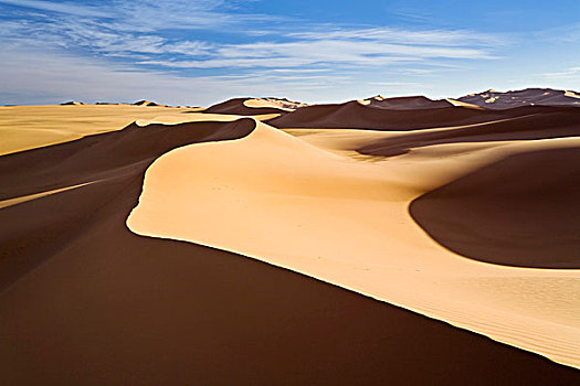 沙子,沙丘,利比亚,沙漠,撒哈拉沙漠,北非,非洲