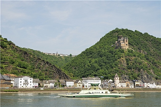 莱茵河,城堡