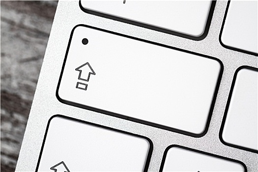 特写,白色,灰色,电脑键盘
