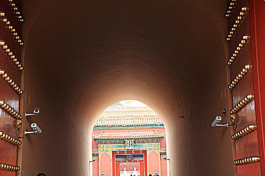 北京故宫北门