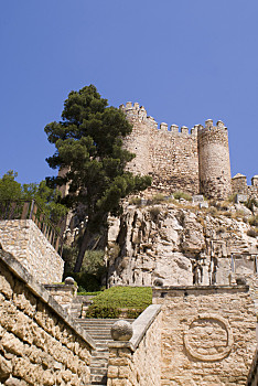 城堡,阿尔曼萨,阿尔瓦塞特,西班牙