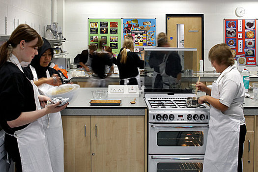 大学,建筑师,2008年,内景,展示,学生,烹调,班级,现代,教室