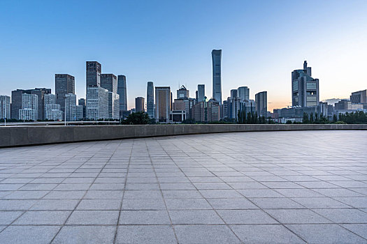 高速公路,城市天际线