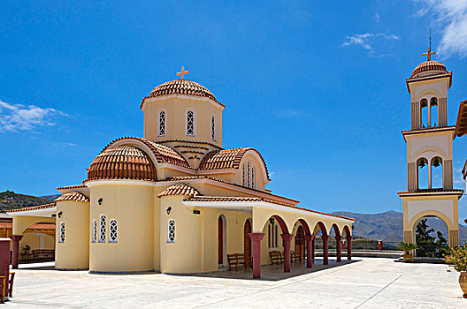 寺院,中心,克里特岛,希腊,欧洲
