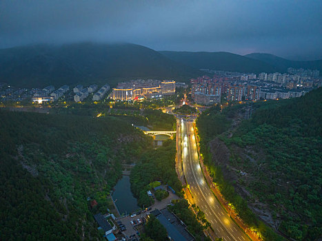 济南历阳大街夜景