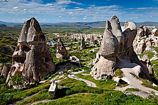 岩石构造,住所,乌希萨尔,卡帕多西亚,土耳其