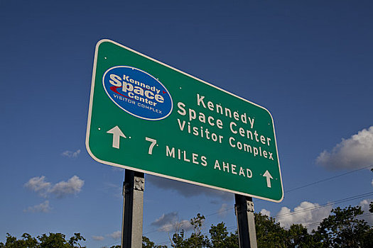 美国,佛罗里达,标识,肯尼迪航天中心