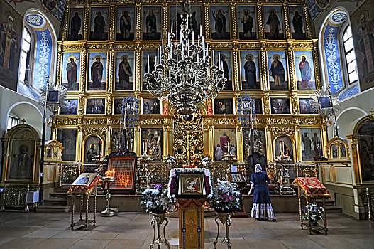 俄罗斯,莫斯科,教堂,圣诞老人,迟,17世纪,教区教堂,地区