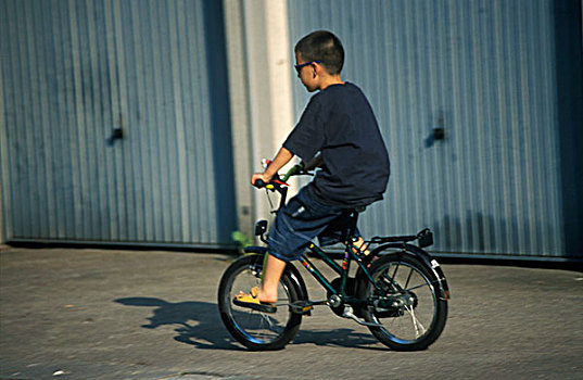 儿童,自行车