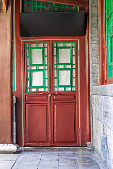 中式门窗,济南趵突泉公园古建筑