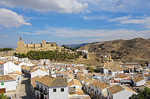 城堡,12世纪,16世纪,世纪,马拉加省,安达卢西亚,西班牙,欧洲