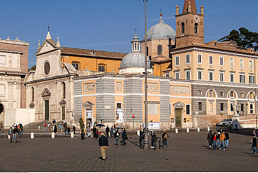 圣马利亚,教堂,广场,罗马,意大利