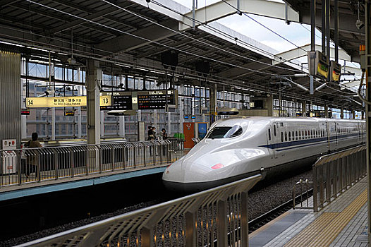 日本,京都,火车站,新干线,高速列车