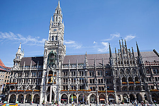 市政厅,玛利亚广场,慕尼黑,巴伐利亚,德国