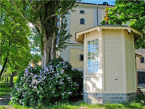 木质,小屋,斯德哥尔摩,瑞典