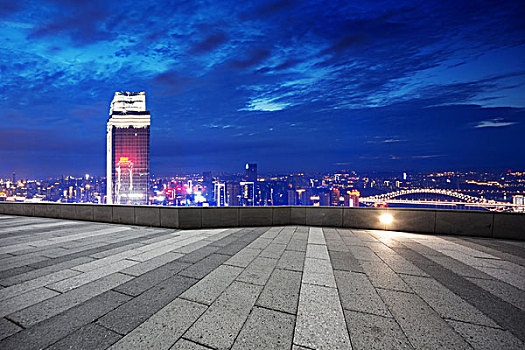 现代,地标建筑,市区,重庆,黎明