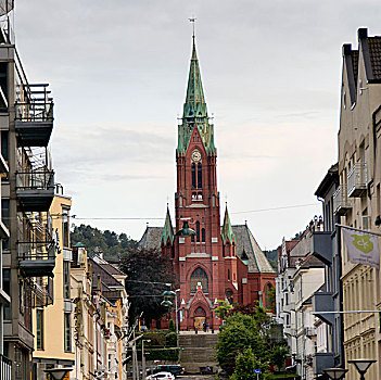 教堂,卑尔根,挪威