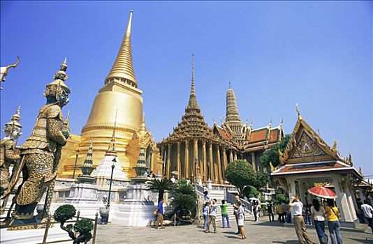 泰国,曼谷,玉佛寺,大皇宫