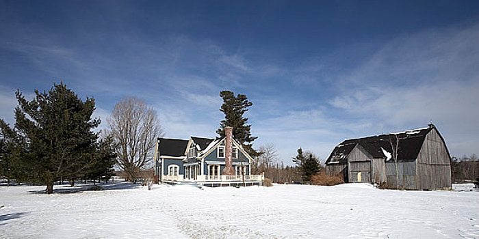 郊区住宅,萨顿,魁北克,加拿大