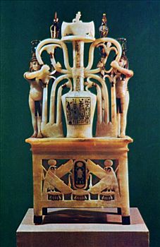 条纹大理岩,香水,花瓶,墓地,图坦卡蒙,公元前14世纪