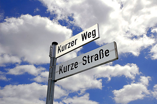 改变,街道,名字,标识,德国,欧洲