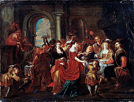 宴会,17世纪,艺术家