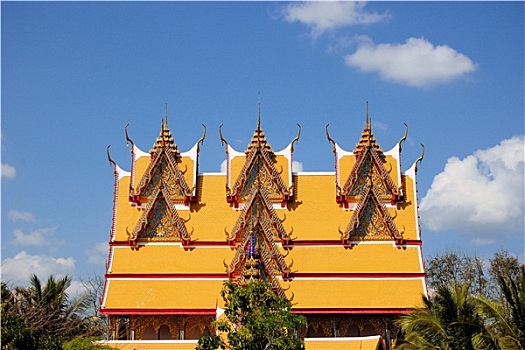 传统,泰国,佛教寺庙