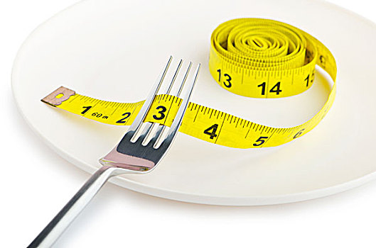 节食,概念,叉子,仪表