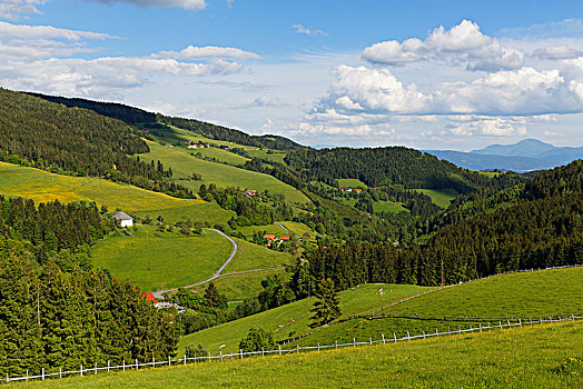 风景,高山,中心,东方,阿尔卑斯山,靠近,卡林西亚,奥地利,欧洲