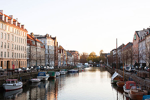 房子,运河,哥本哈根,丹麦