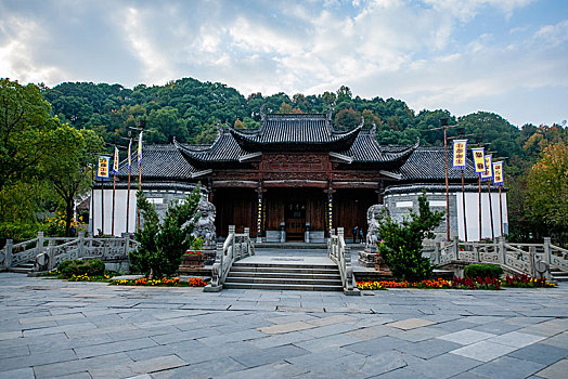 江西婺源县江湾古村落,萧江宗祠