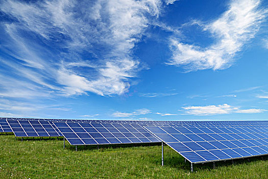 太阳能电池板,太阳能,农场,英国,欧洲