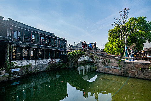 江苏苏州市昆山市周庄古镇水乡