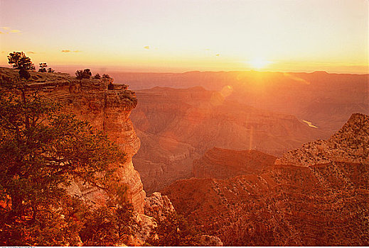 大峡谷,日出,亚利桑那,美国