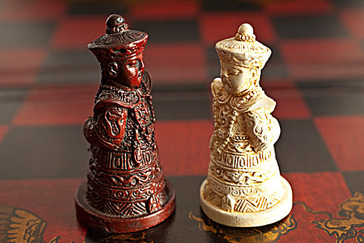 下棋,国王,清迈,泰国