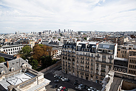 俯视,巴黎,法国