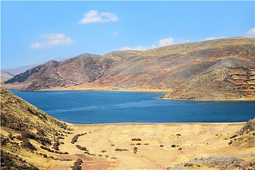 湖,山,秘鲁