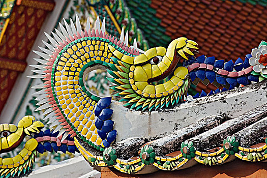 装饰,龙,曼谷,泰国