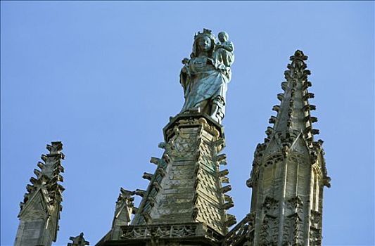波尔多,旅游,雕塑,巴黎圣母院