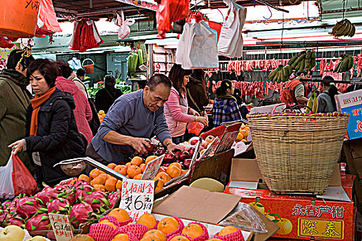 购物,采石场,湾,市场,香港