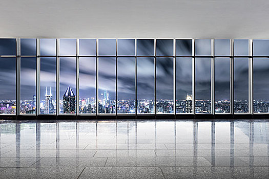 城市,香港,天际线,玻璃窗
