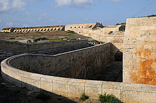 要塞,米诺卡岛,巴利阿里群岛,西班牙,欧洲
