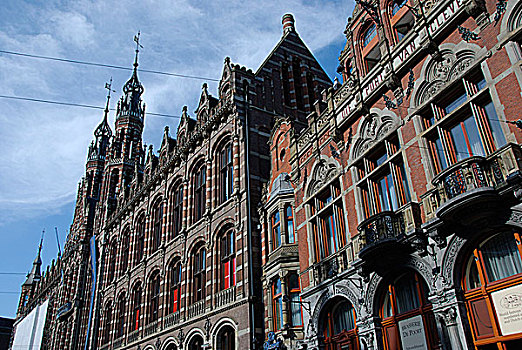 建筑正面,阿姆斯特丹,荷兰