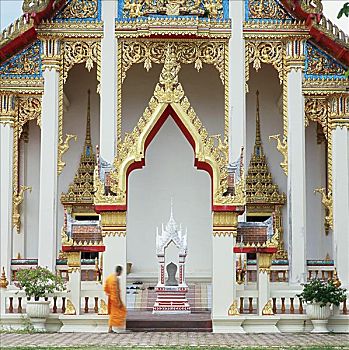 寺院,普吉岛,泰国