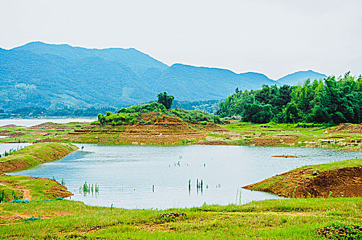 湖泊风光